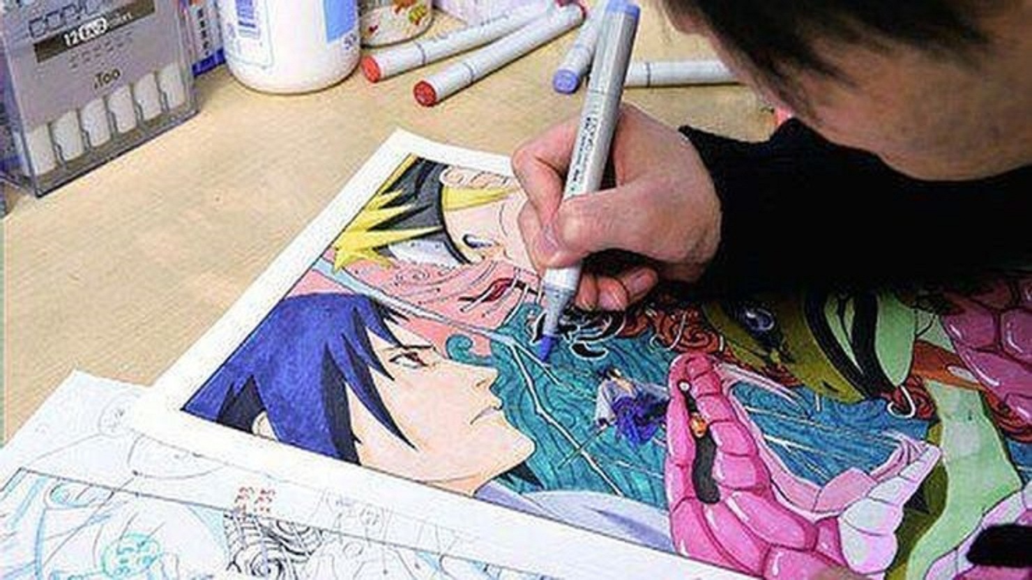 Kishimoto-drawing-Sasuke